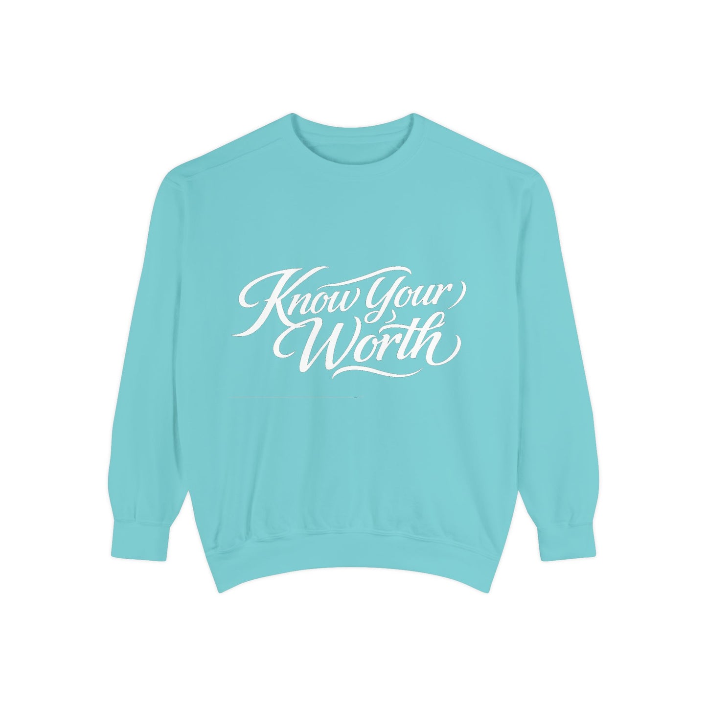 Know Your Worth Dyed Sweatshirt