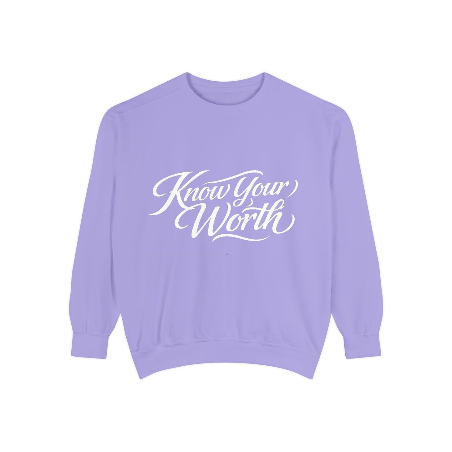 Know Your Worth Dyed Sweatshirt