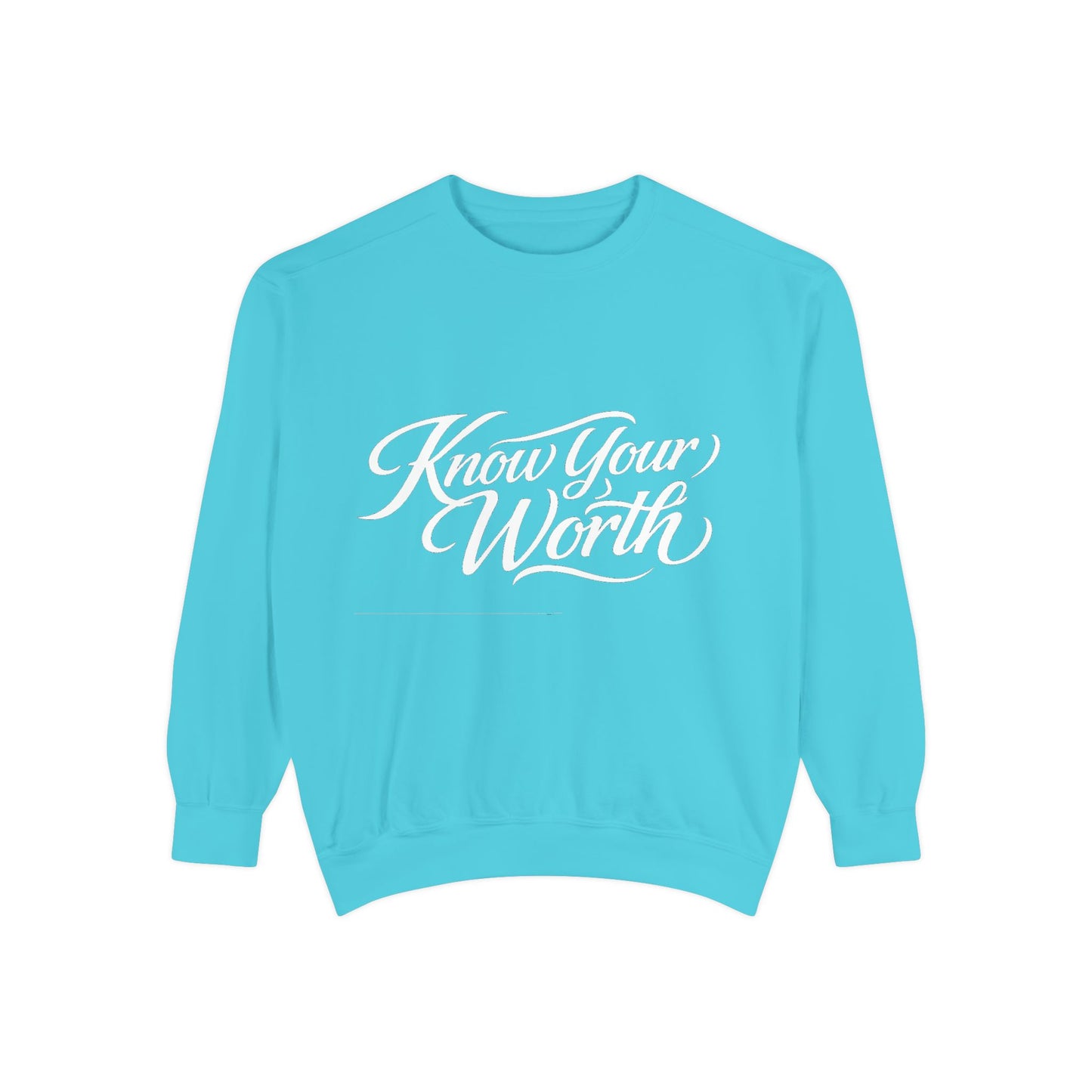 Know Your Worth Dyed Sweatshirt