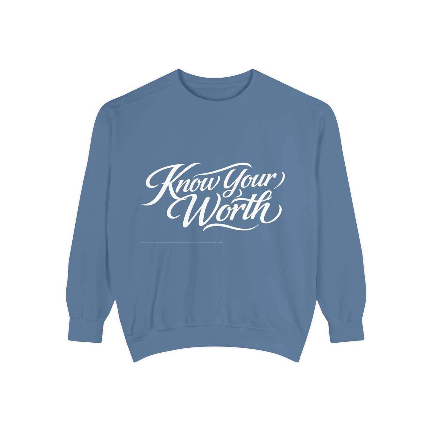 Know Your Worth Dyed Sweatshirt