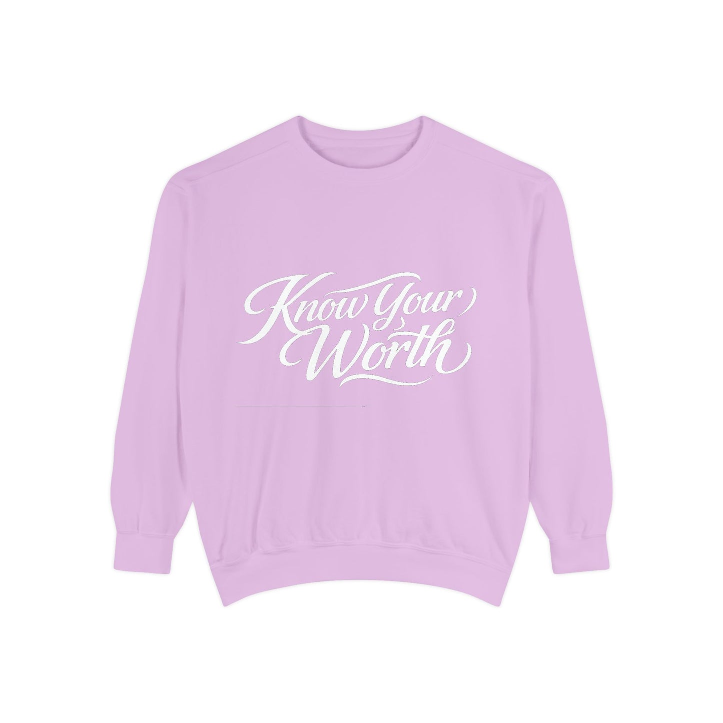 Know Your Worth Dyed Sweatshirt