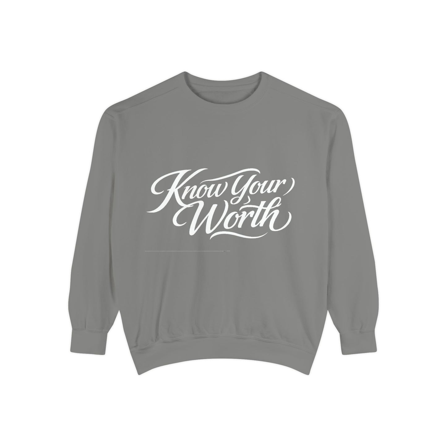 Know Your Worth Dyed Sweatshirt